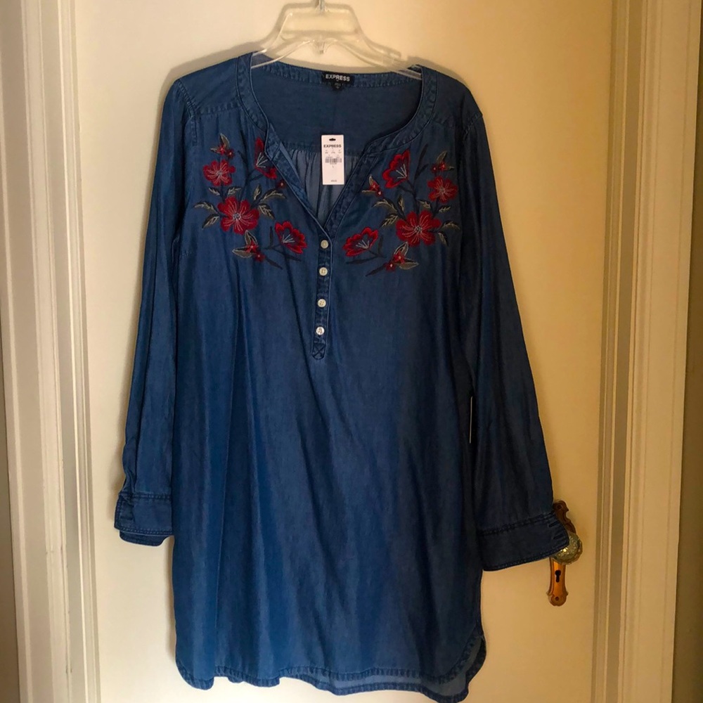 Denim dress